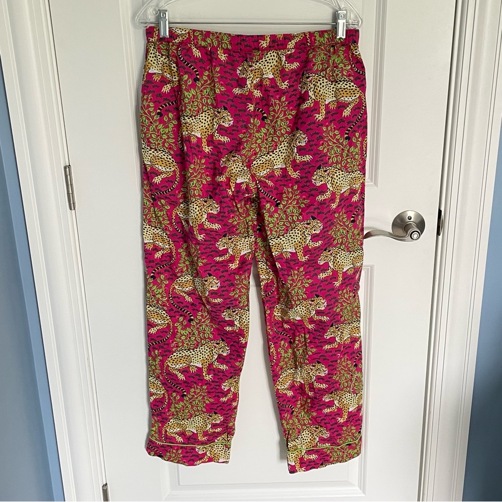 Printfresh Pink Leopard Print Pants - image 7